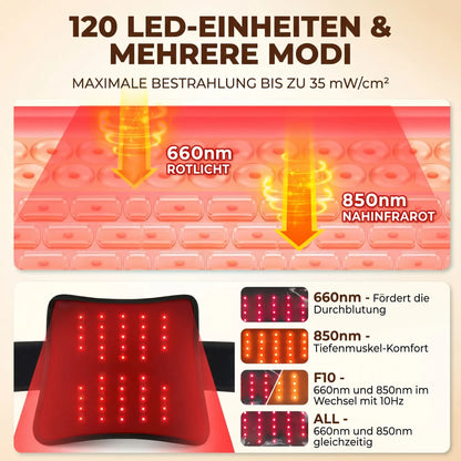 Rückenmeister Rotlicht-Therapie Gürtel