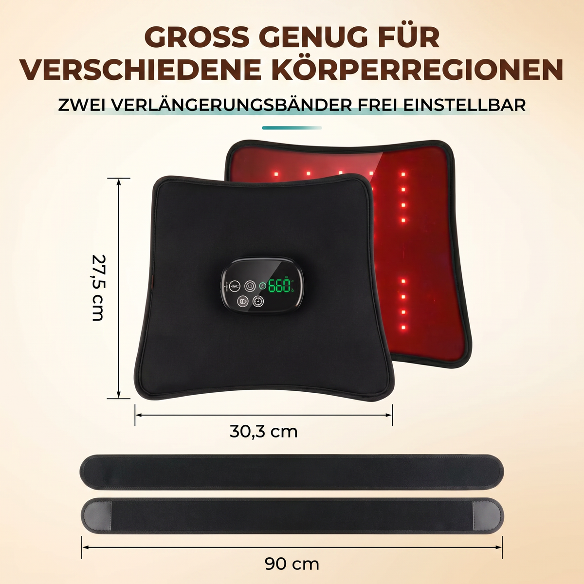 Rückenmeister Rotlicht-Therapie Gürtel